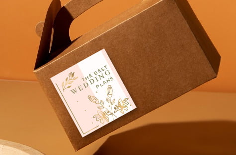 Enhance your brand with versatile square sticker sheets tailored for packaging and branding.