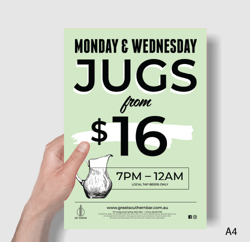 A4 Custom Flyer Printing - Print Station Australia