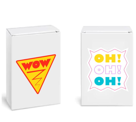 Custom vinyl sticker sheets showcasing brand logos and designs, perfect for enhancing brand identity with Print Station